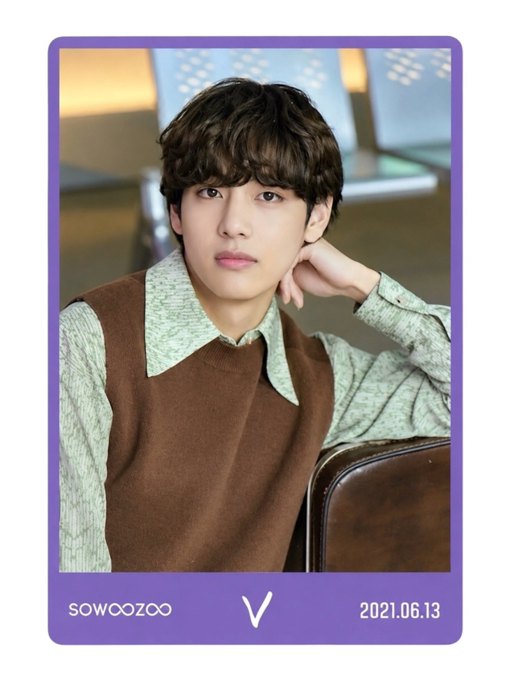 BTS 2021 MUSTER SOWOOZOO MINI PHOTO CARD V 1/8 - BRAND NEW